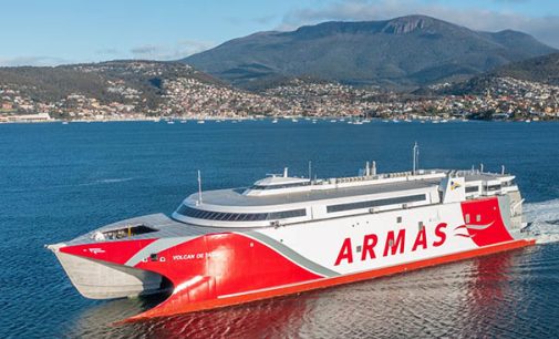 El nuevo buque de la Naviera Armas Trasmediterránea llegará a finales de octubre a las Islas Canarias