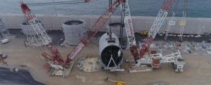 Avanza la fabricación de la plataforma eólica marina flotante DemoSATH en el Puerto de Bilbao