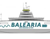 Baleària presenta en Fitur su nuevo ferry eléctrico que construye Armón Vigo