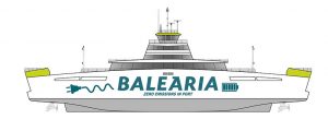 Baleària presenta en Fitur su nuevo ferry eléctrico que construye Armón Vigo
