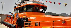 Salvamento Marítimo presenta la Salvamar Draco en su base de Cartagena