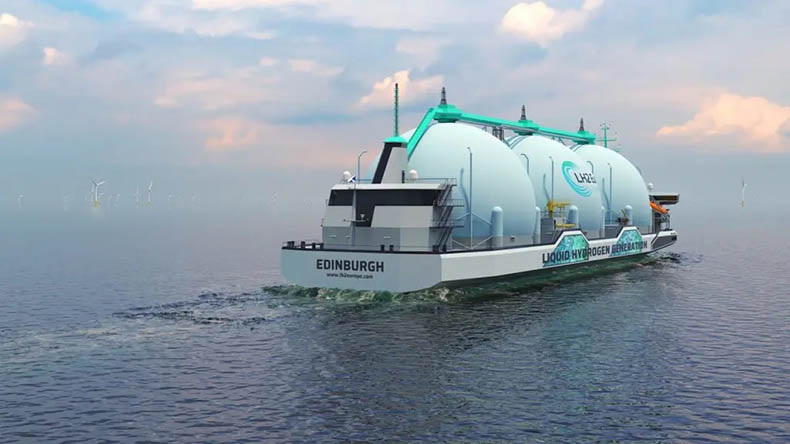 buque de transporte de hidrógeno líquido