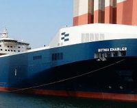 Wallenius SOL recibe el buque ConRo de clase hielo Botnia Enabler