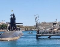 El submarino S-81 Isaac Peral realiza su primera salida al mar