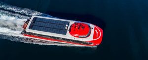 Catamarán Aero highspeed navegando