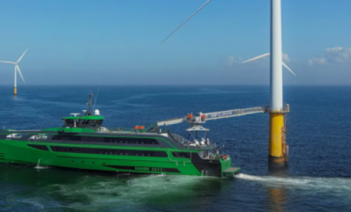 Premio a mejor buque de energía marina del 2022 para el Fast Crew Supplier 7011 de Damen