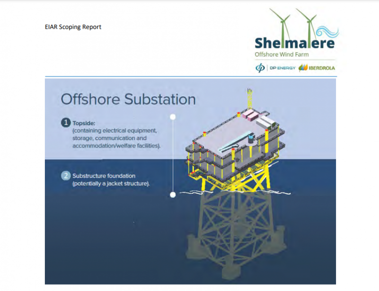 informe parque eólico marino de Shelmalere