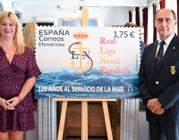 Así es el sello de Correos que conmemora los 120 años de la creación de la Real Liga Naval Española