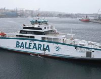 El ferry eléctrico Cap de Barbaria realiza con éxito sus primeras pruebas de mar