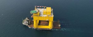 La subestación eléctrica offshore DolWin Epsilon parte hacia Noruega