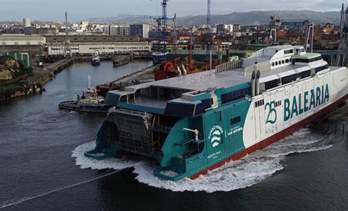 Baleària bota su segundo fast ferry propulsado a gas Margarita Salas