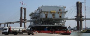 El puerto de Sevilla prepara el embarque de la segunda subestación eléctrica para el Coastal Virginia Offshore Wind
