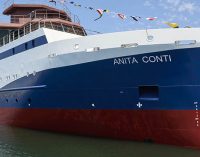 Freire Shipyard bota el buque oceanográfico Anita Conti