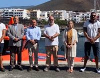 Salvamento Marítimo presenta la nueva Salvamar Navia en su base de La Restinga