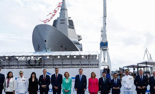 Botadura de la primera fragata F110 para la Armada