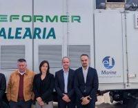 El Cap de Barbaria llevará a bordo el primer contenedor autónomo de generación eléctrica a partir de e-metanol de Europa