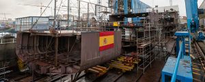 Freire Shipyard celebra la puesta de quilla del nuevo buque de apoyo a buceadores de la Armada