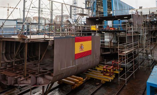 Freire Shipyard celebra la puesta de quilla del nuevo buque de apoyo a buceadores de la Armada
