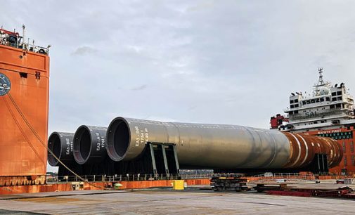 Navantia Seanergies y Windar Renovables finalizan para Iberdrola los monopilotes del parque eólico marino East Anglia THREE