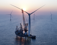 Se instala en China un aerogenerador marino de 20 MW