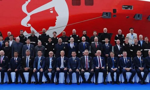 Entrega del 13º ro-pax E-Flexer a Stena RoRo