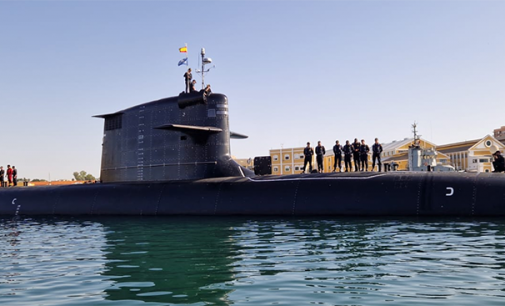 El S-82 Narciso Monturiol inicia sus pruebas de mar