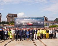 Balenciaga Shipyard reanuda su actividad con la puesta de quilla del primer buque bajo la nueva propiedad