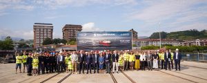 Balenciaga Shipyard reanuda su actividad con la puesta de quilla del primer buque bajo la nueva propiedad