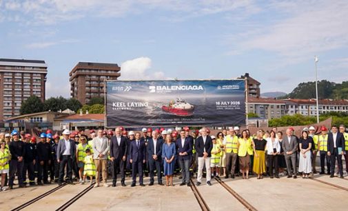 Balenciaga Shipyard reanuda su actividad con la puesta de quilla del primer buque bajo la nueva propiedad