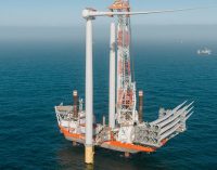Thor, el mayor parque eólico marino de Dinamarca instala la mitad de sus aerogeneradores