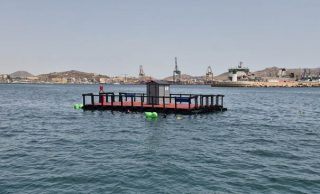 Investigadores de la UPCT instalan una plataforma para testar sistemas de generación de energía marina