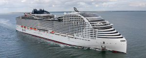 El MSC World Asia supera sus pruebas de mar