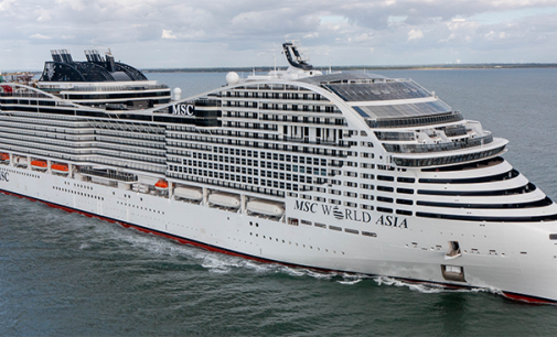 El MSC World Asia supera sus pruebas de mar