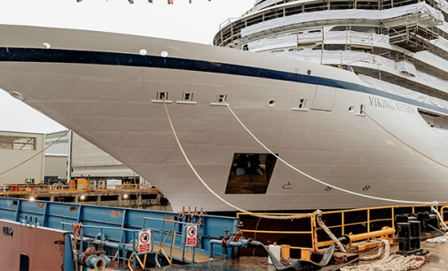 Fincantieri celebra la botadura del crucero a hidrógeno Viking Astrea