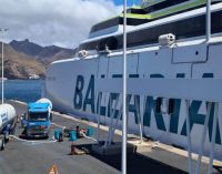 El puerto de Santa Cruz de Tenerife acoge su primer bunkering MTTS de GNL al fast ferry Mercedes Pinto