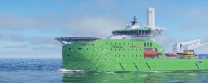 El presidente ejecutivo de Iberdrola visitó Astilleros Ría de Vigo para conocer de primera mano el proyecto de eCSOV de Bibby Marine diseñado por Seaplace