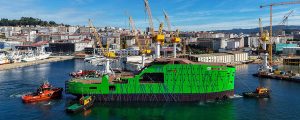 Bibby Marine celebra la botadura de su eCSOV en Vigo